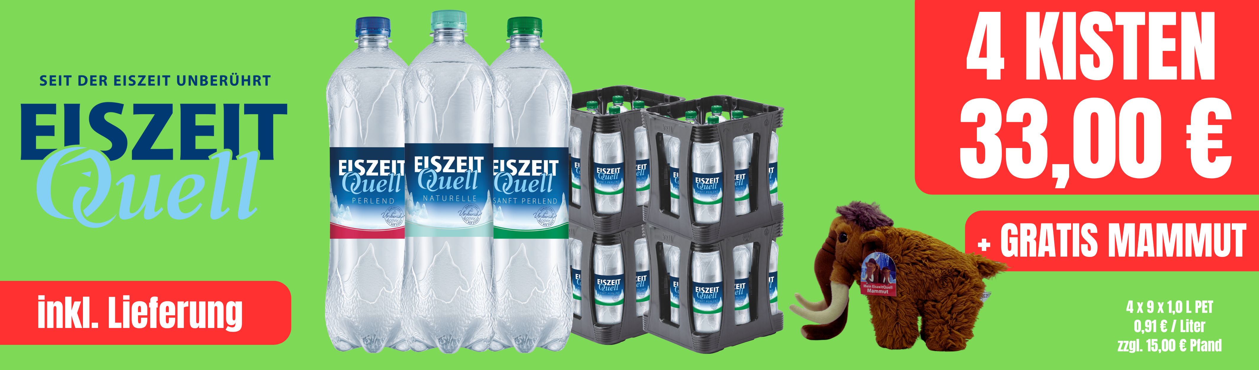 4 x Eiszeit plus Mammut 2