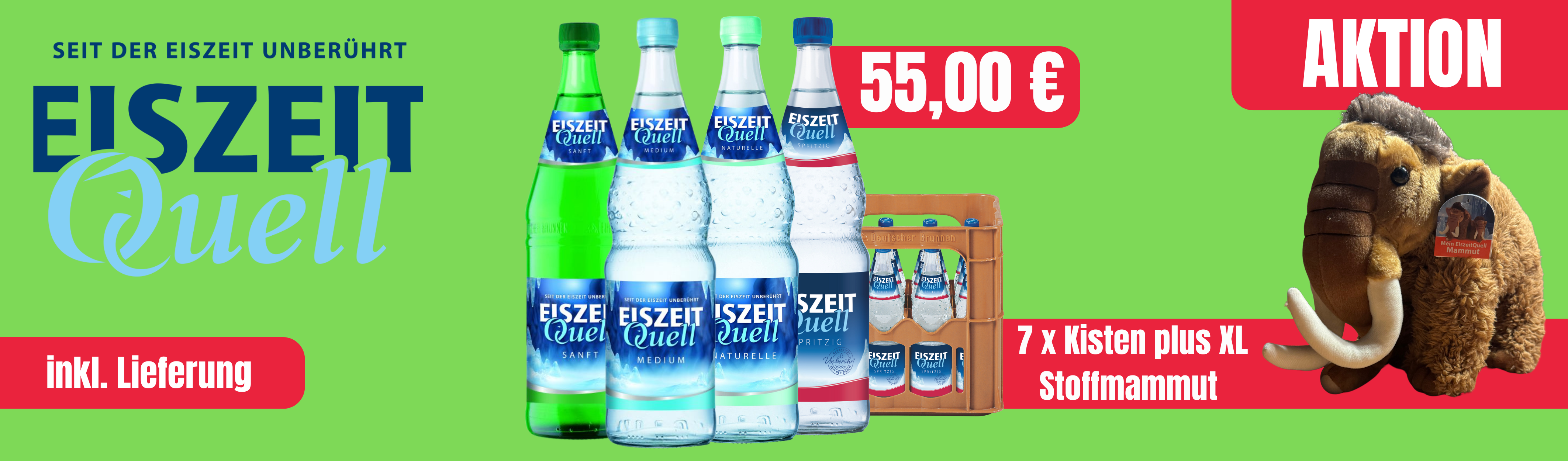 Eiszeit 0,7 L plus Stoffmammut