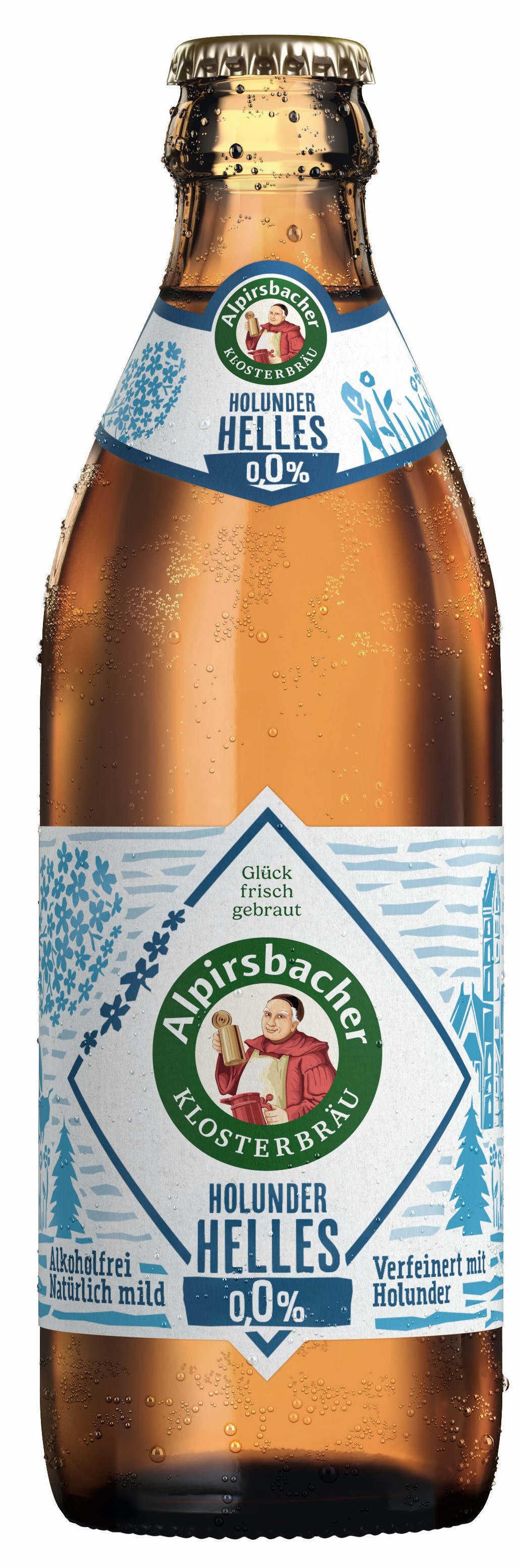 Alpirsbacher Holunder Helles 0,0 % Alkoholfrei