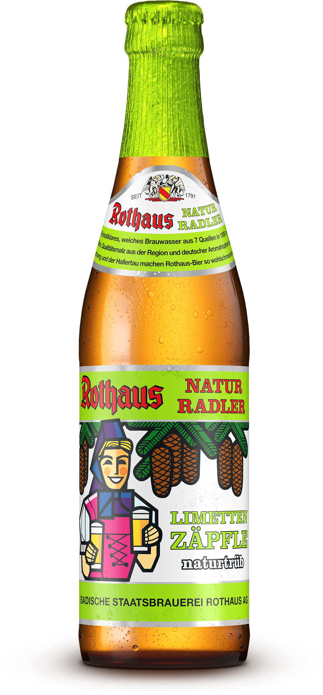 Rothaus Limettenzäpfle Naturradler