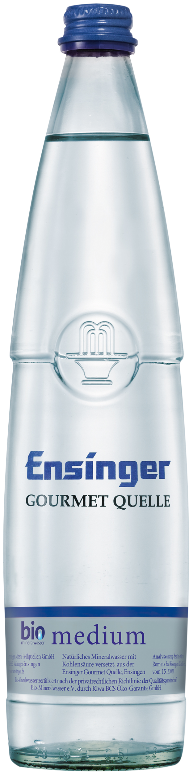 Ensinger Gourmet Bio-Mineralwasser Medium