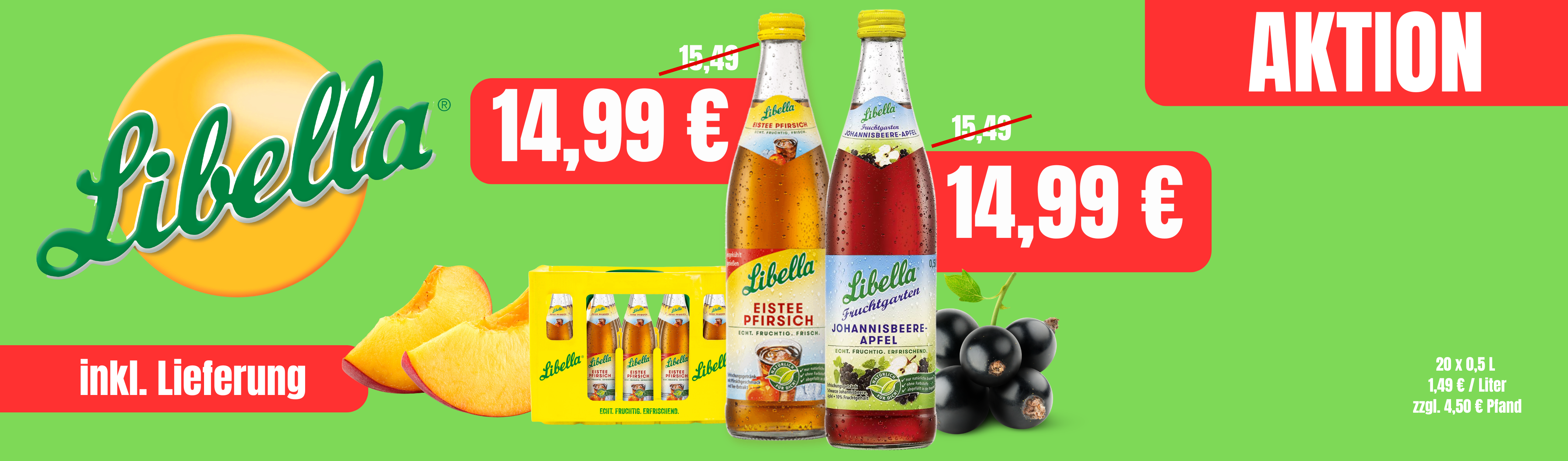 Libella Eistee plus Johannisbeere