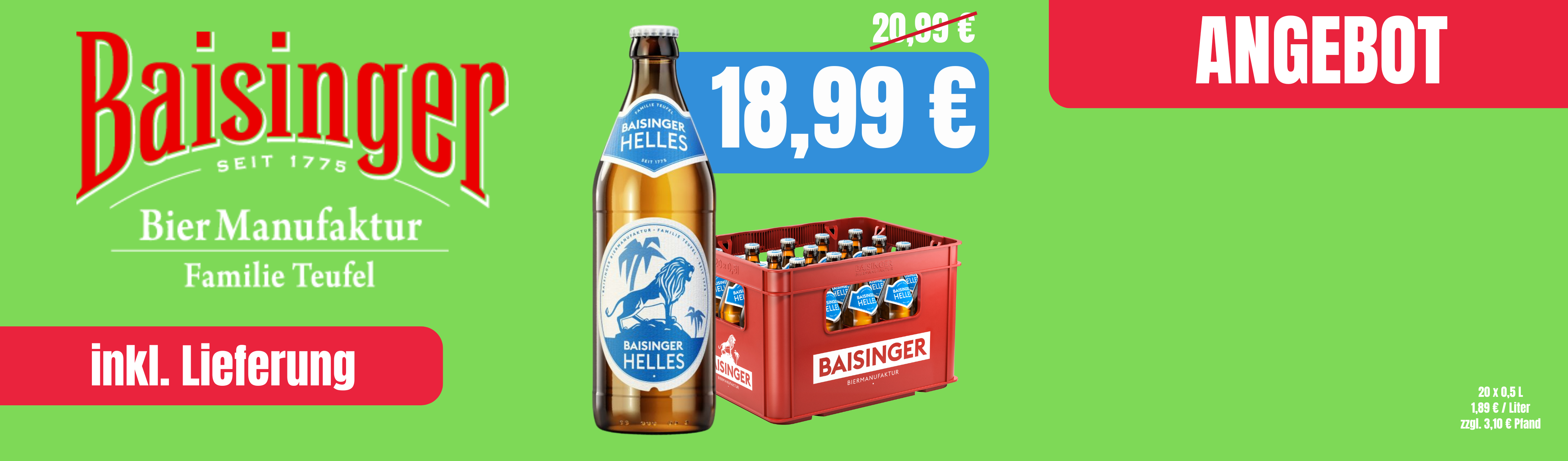 Baisinger Hell 18,99