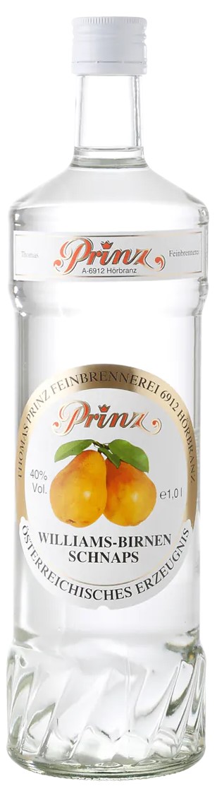 Prinz Williams-Christbirnen Schnaps 40 %