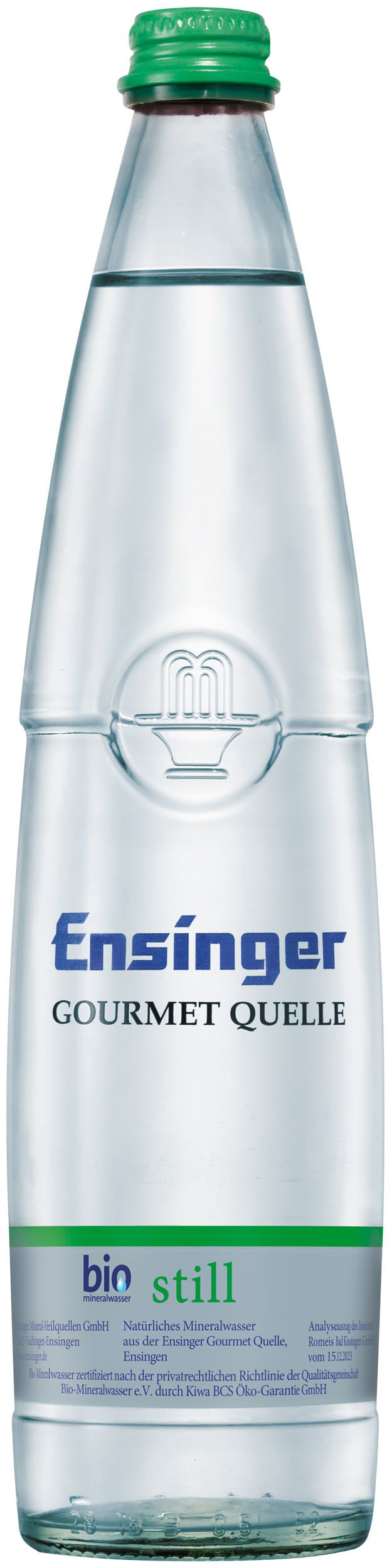 Ensinger Gourmet Bio-Mineralwasser Still