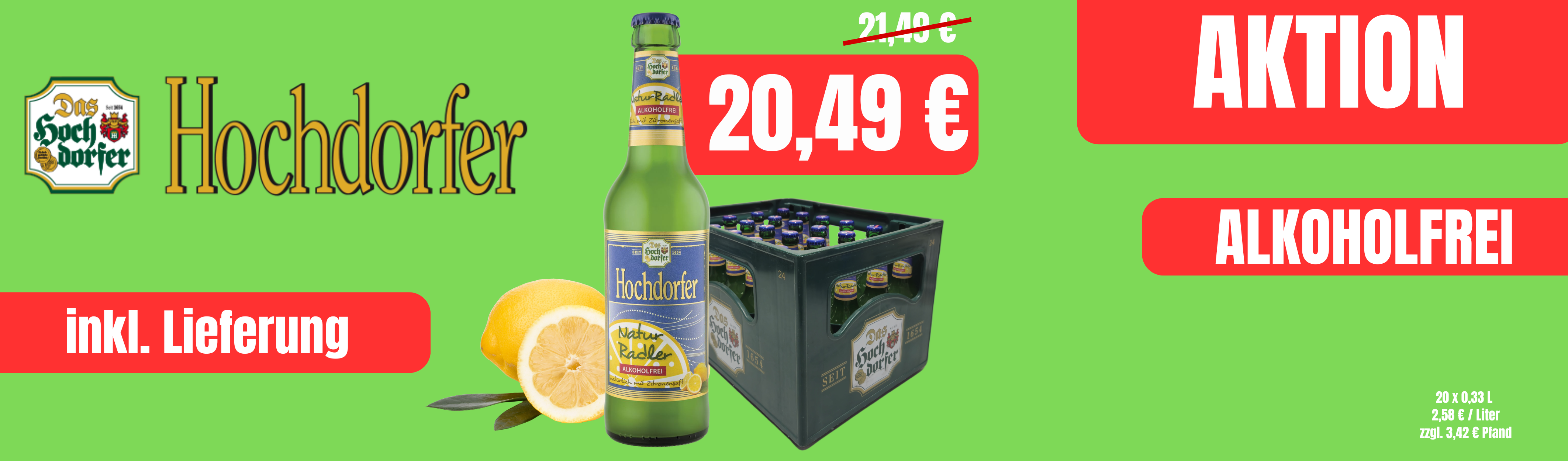 Hochdorfer Naturradler Alkoholfrei