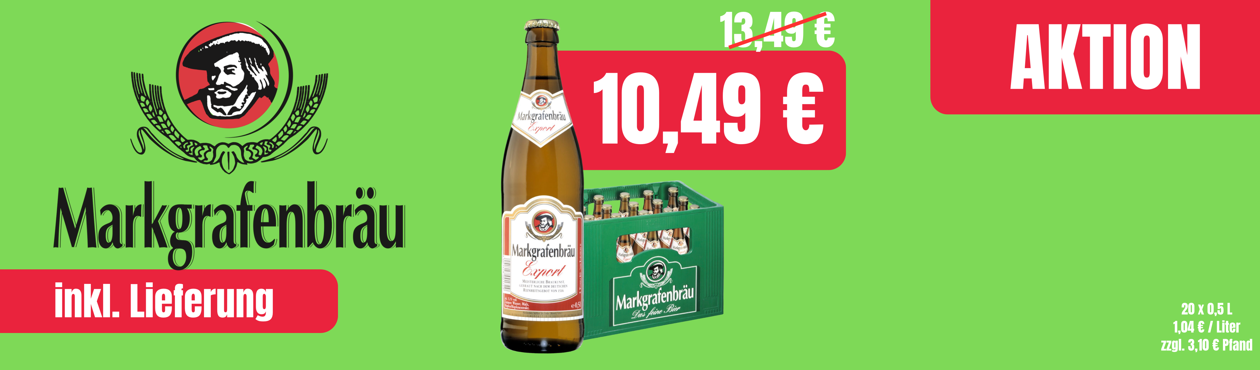 Markgrafen Export 10,49 Euro