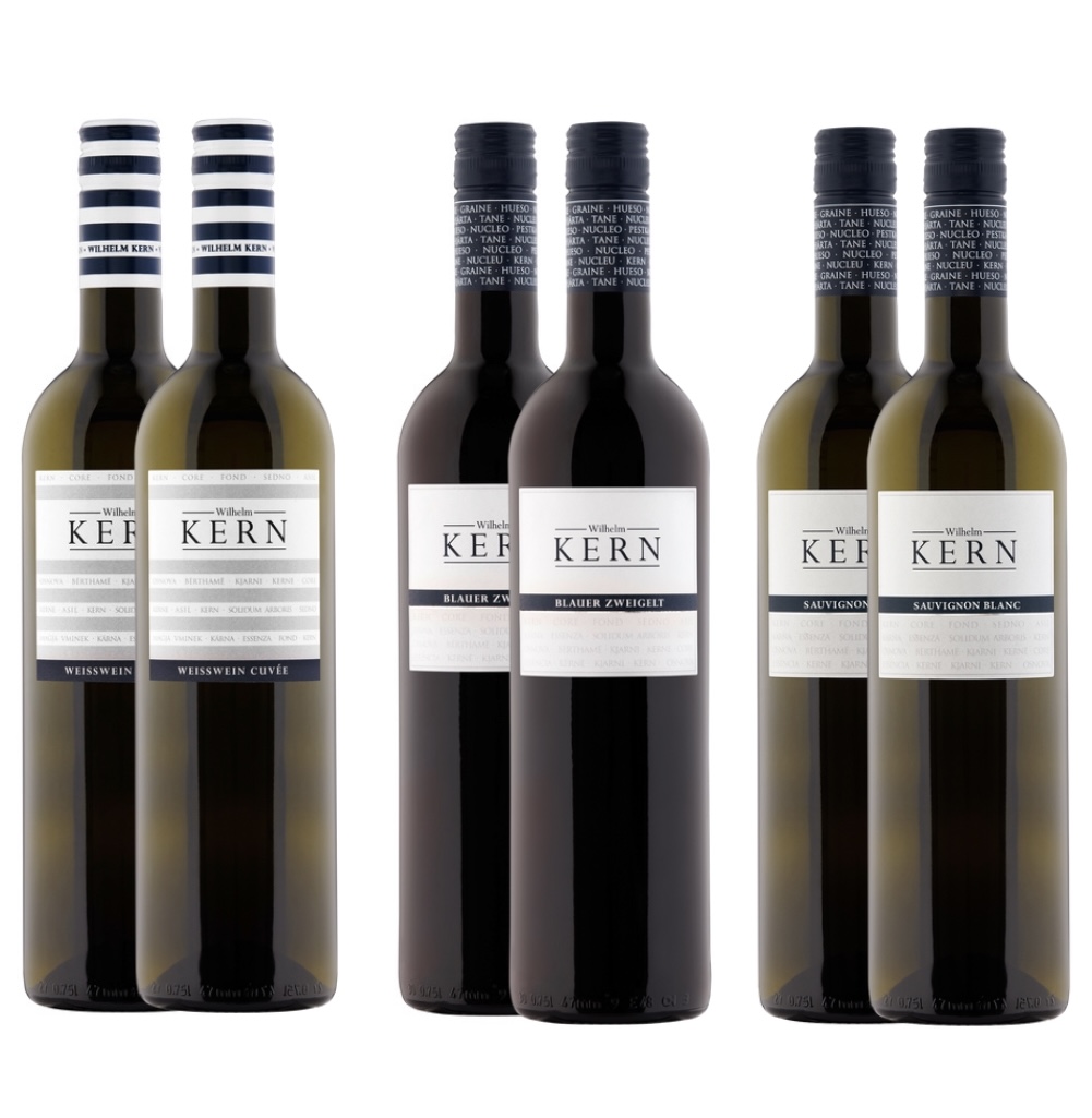 Wilhelm Kern Weinpaket: 2 x Weisswein-Cuvee, 2 x Blauer Zweigelt, 2 x Sauvignon Blanc