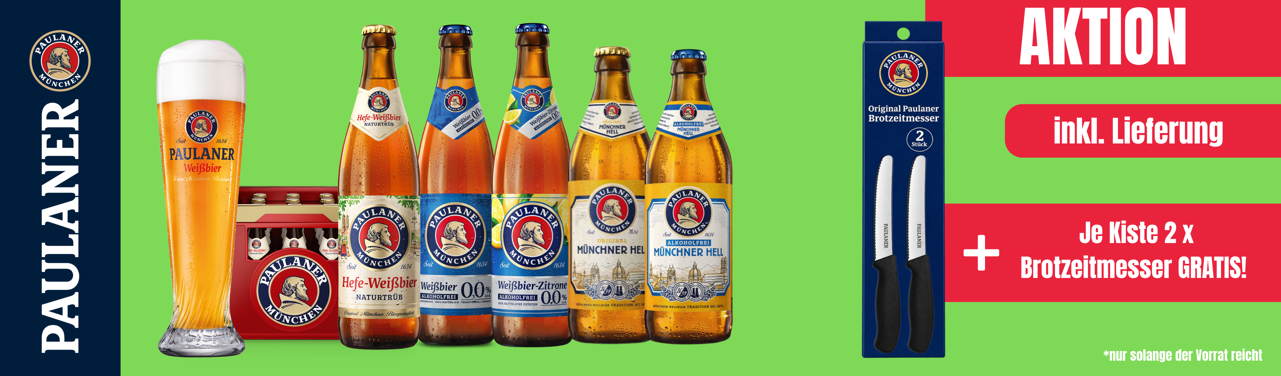 Paulaner plus Brotzeitmesser gratis