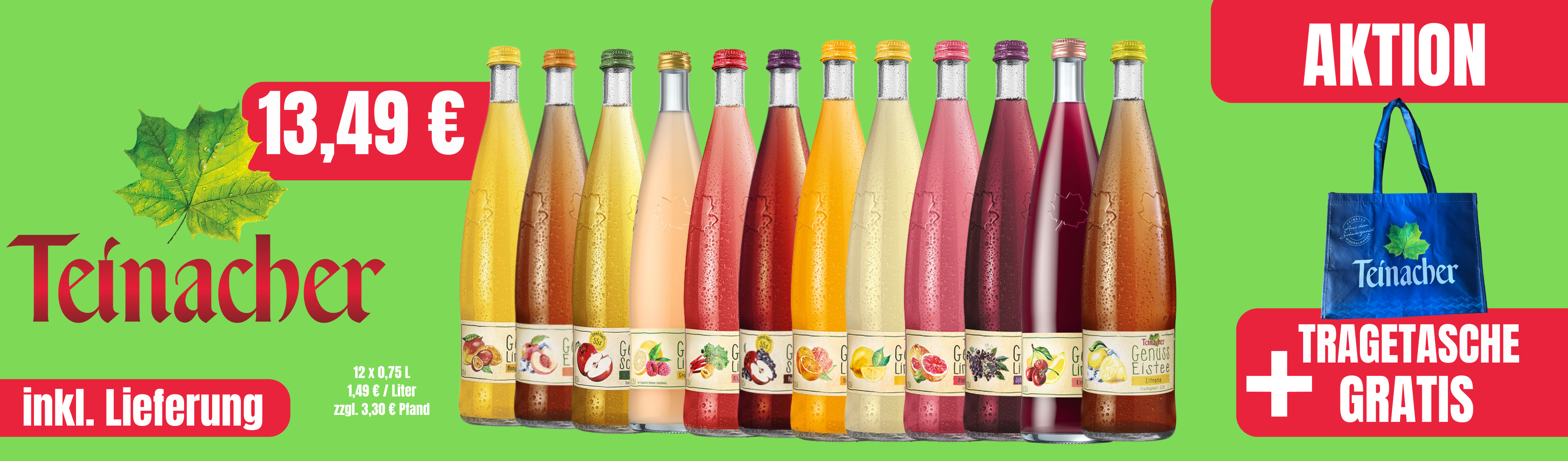 Teinacher Genuss Mix + Tragetasche